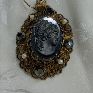 Vintage West Germany Cameo Necklace